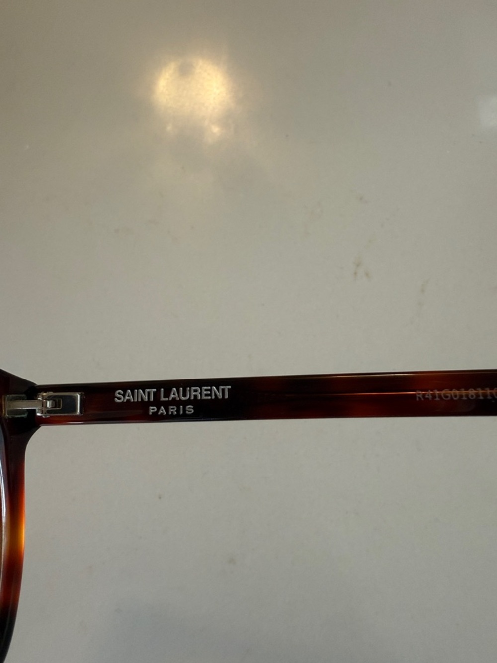 Saint Laurent Brown Gradient Tortoiseshell Aviator Sunglasses - Picture 3 of 4